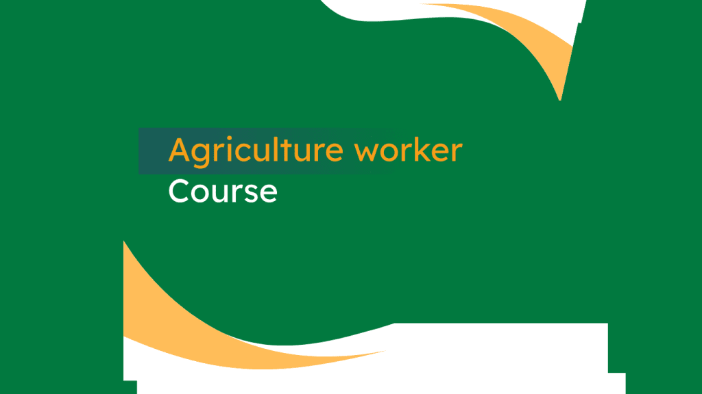 Agriculture worker